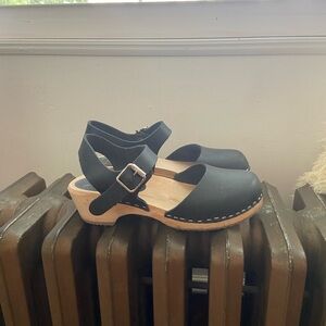 Lotta from Stockholm black clog sandals